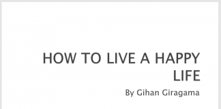 HOW TO LIVE A HAPPY LIFE