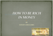HOW TO BE RICHIN MONEY