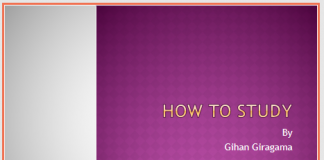 HOW TO STUDY
