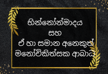 භින්නෝන්මාදය – SCHIZOPHRENIA SPECTRUM AND OTHER PSYCHOTIC DISORDERS