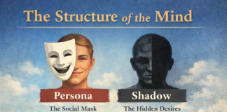 කාල් යුංග්ගේ පර්සෝනා (Persona) සහ ෂැඩෝ (Shadow) සංකල්ප, සිග්මන් ෆ්රොයිඩ්ගේ ඊගෝ (Ego) සහ ඉඩ් (Id) සංකල්ප සමඟ සැසඳීම